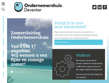 Tablet Screenshot of ondernemershuis-deventer.nl